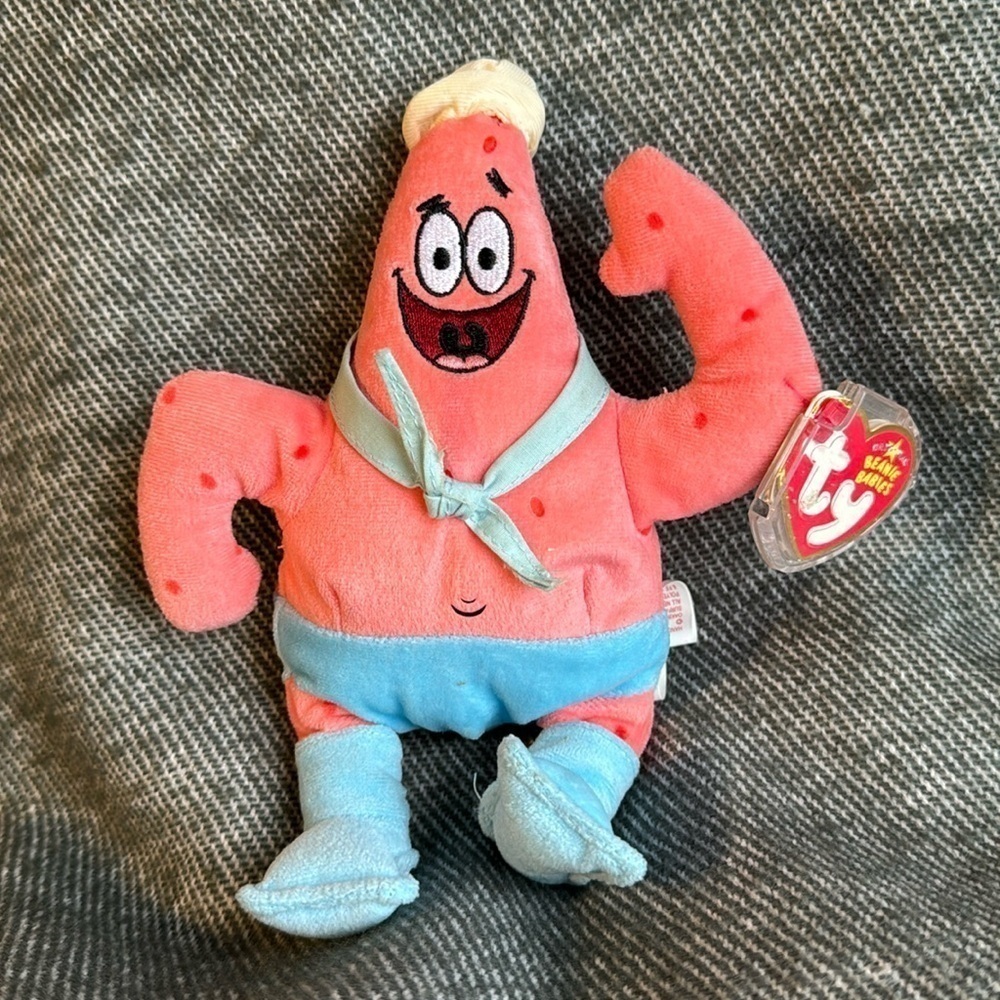 Ty Beanie Babies SpongeBob Patrick as Barnacleboy Nickelodeon